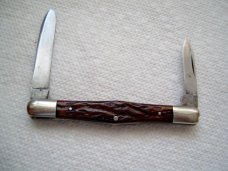 CATTARAUGUS CUTLERY CO. LITTLE VALLEY N.Y. BONE HANDLE EQUAL END