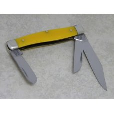 Fight'n Rooster Frank Buster Cutlery Co. Germany Yellow Stockman Knife Pre 1982 Fight'n Rooster Frank Buster Cutlery Co. Germany Yellow Stockman Knife Pre 1982