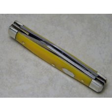 Fight'n Rooster Frank Buster Cutlery Co. Germany Yellow Stockman Knife Pre 1982 Fight'n Rooster Frank Buster Cutlery Co. Germany Yellow Stockman Knife Pre 1982