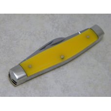 Fight'n Rooster Frank Buster Cutlery Co. Germany Yellow Stockman Knife Pre 1982 Fight'n Rooster Frank Buster Cutlery Co. Germany Yellow Stockman Knife Pre 1982