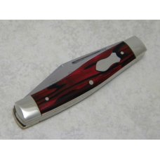 Fight'n Rooster Frank Buster Celebrated Cutlery Germany Red and Black Stockman Knife