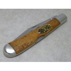 Ka-Bar Curly Maple CK91 Jumbo Lockback Knife 1991 Collectors Club