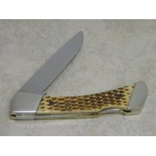 Queen USA Bone Lockback 1983 Tar Heel Cutlery Club 2nd Youth Knife Queen USA Bone Lockback 1983 Tar Heel Cutlery Club 2nd Youth Knife