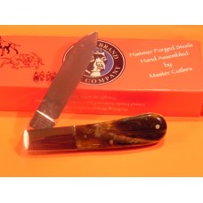 2007 Bulldog Brand, HAND MADE 1 Blade Barlow with Fantastic Twilight Sheen Handles & Box -NOS/NM