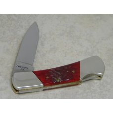 Case XX Bradford PA USA 1992 Dark Red Bone DR61225L SS Lockback Knife Case XX Bradford PA USA 1992 Dark Red Bone DR61225L SS Lockback Knife