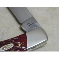 Case XX Bradford PA USA 1992 Dark Red Bone DR61225L SS Lockback Knife Case XX Bradford PA USA 1992 Dark Red Bone DR61225L SS Lockback Knife