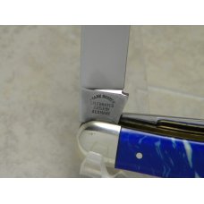 Fight'n Rooster Germany Celebrated Blue & White Swirl Swell End Knife