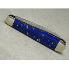 Fight'n Rooster Germany Celebrated Blue & White Swirl Swell End Knife