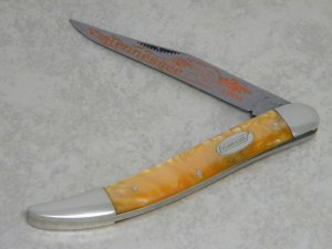Fight'n Rooster Germany Celebrated Orange "Tennessee" Toothpick Knife c.1994