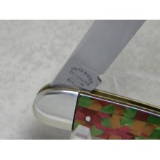 Fight'n Rooster Germany Green Gold Mauve Metallic "Knife World" Toothpick Knife c.1992 - Prototype