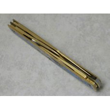 Fight'n Rooster Frank Buster Cutlery Co. Germany Gold Plated Mermaid Stockman Knife Pre 1982