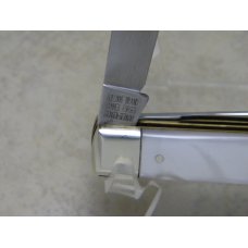 Bulldog Brand Hammer Forged Solingen Germany Imitation Pearl "Bulldog Brand" Etch Jack Knife
