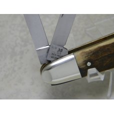 Kissing Crane Solingen Germany Stag Anglo Saxon Whittler Knife Johnny Reb c.1976 Kissing Crane Solingen Germany Stag Anglo Saxon Whittler Knife Johnny Reb c.1976