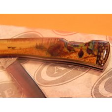 Vint Case xx 1994 Single Blade Lock Back Pocket Knife w/ Group "Rafter" of Turkeys Art Handles- NOS Vint Case xx 1994 Single Blade Lock Back Pocket Knife w/ Group "Rafter" of Turkeys Art Handles- NOS