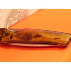 Vint Case xx 1994 Single Blade Lock Back Pocket Knife w/ Group "Rafter" of Turkeys Art Handles- NOS Vint Case xx 1994 Single Blade Lock Back Pocket Knife w/ Group "Rafter" of Turkeys Art Handles- NOS