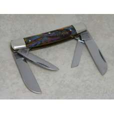 Bulldog Brand Germany Purple Leaf "Bulldog Brand" Etch Congress Knife c.2000 Bulldog Brand Germany Purple Leaf "Bulldog Brand" Etch Congress Knife c.2000