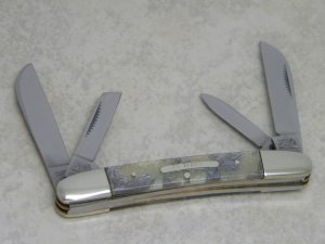 Bulldog Brand Germany Silver Fingerprint 25 Years Congress Knife c.2004