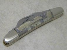 Bulldog Brand Germany Silver Fingerprint 25 Years Congress Knife c.2004