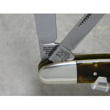 Bulldog Brand Germany Dark Autumn "Pit Bulls Trade Mark" Congress Knife c.1983 Bulldog Brand Germany Dark Autumn "Pit Bulls Trade Mark" Congress Knife c.1983