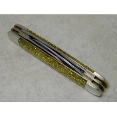 Bulldog Brand Germany Gold Flake Congress Knife c.2007 with Bar Shield Bulldog Brand Germany Gold Flake Congress Knife c.2007 with Bar Shield