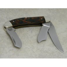 Bulldog Brand Germany Forest Swirl Sowbelly "Card Series" Knife c.1995 with Diamond Shield Bulldog Brand Germany Forest Swirl Sowbelly "Card Series" Knife c.1995 with Diamond Shield