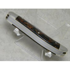 Bulldog Brand Germany Forest Swirl Sowbelly "Card Series" Knife c.1995 with Diamond Shield Bulldog Brand Germany Forest Swirl Sowbelly "Card Series" Knife c.1995 with Diamond Shield