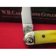 Case XX SFO Yellow Bone Handle Tiny Toothpick Scrolled Bolsters Pattern # 610096 SS Case XX SFO Yellow Bone Handle Tiny Toothpick Scrolled Bolsters Pattern # 610096 SS