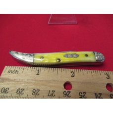 Case XX SFO Yellow Bone Handle Tiny Toothpick Scrolled Bolsters Pattern # 610096 SS Case XX SFO Yellow Bone Handle Tiny Toothpick Scrolled Bolsters Pattern # 610096 SS