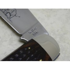 Case XX USA 6 Dot (1974) Wood 6250 Elephant Toe Knife Case XX USA 6 Dot (1974) Wood 6250 Elephant Toe Knife