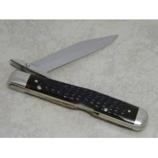 Case XX USA 7 Dot (1973) Pretty Bone 6111 1/2 Swing Guard Cheetah Pattern Lockback Knife Case XX USA 7 Dot (1973) Pretty Bone 6111 1/2 Swing Guard Cheetah Pattern Lockback Knife