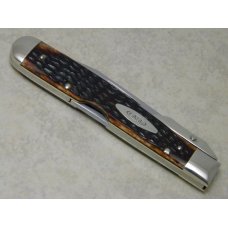 Case XX USA 7 Dot (1973) Pretty Bone 6111 1/2 Swing Guard Cheetah Pattern Lockback Knife Case XX USA 7 Dot (1973) Pretty Bone 6111 1/2 Swing Guard Cheetah Pattern Lockback Knife