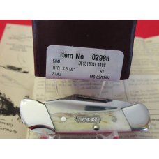 Case XX German Stag Handle Lock Back Pattern # DE151504L 440C Case XX German Stag Handle Lock Back Pattern # DE151504L 440C
