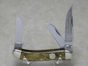 Bulldog Brand Germany Gold Dust "110th Kentucky Derby" Sowbelly Stockman Knife c.1984