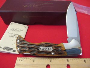 Case XX German Made Chestnut Bone Lock Back Pattern # DE161503L -440C