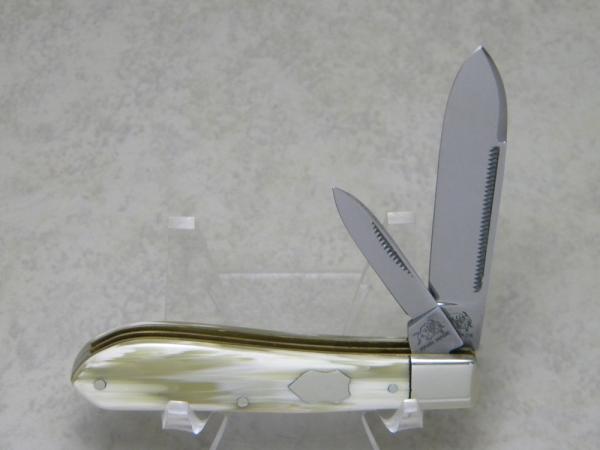 Bulldog Brand Germany Imitation Horn Swayback Jack Knife c.2007 Bulldog Brand Germany Imitation Horn Swayback Jack Knife c.2007