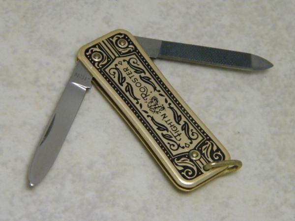 Fight'n Rooster Germany JRN Gold Miniature Watch Fob Lobster Knife Fight'n Rooster Germany JRN Gold Miniature Watch Fob Lobster Knife