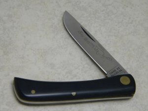 Case XX Stainless USA 10 Dot (1970) Black 2137 Sod Buster Jr. Knife