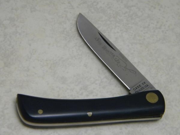 Case XX Stainless USA 10 Dot (1970) Black 2137 Sod Buster Jr. Knife Case XX Stainless USA 10 Dot (1970) Black 2137 Sod Buster Jr. Knife
