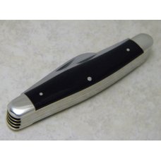 Fight'n Rooster Germany Celebrated Black Coal Miner 6 Blade Stockman Knife - Rare