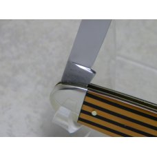 Fight'n Rooster Germany Celebrated Orange & Black Stripe "Family First" Pen Knife - 1 of 100