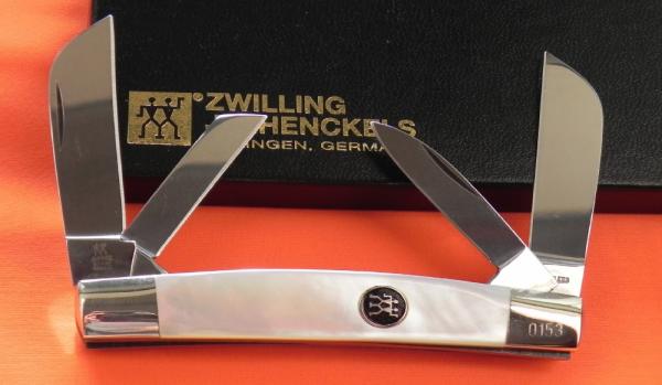 Zwilling J A Henckels 4 Blade Congress Pocket Knife w/ Flawless Fiery Mother of Pearl Handles -NOS Zwilling J A Henckels 4 Blade Congress Pocket Knife w/ Flawless Fiery Mother of Pearl Handles -NOS