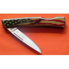 Vintage Case xx 1994 Single Blade Lock Back Pocket Knife w/ American Flag & Eagle Flying Art Handles Vintage Case xx 1994 Single Blade Lock Back Pocket Knife w/ American Flag & Eagle Flying Art Handles