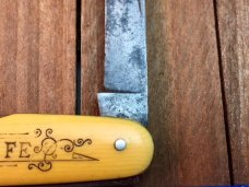 E.C. Simmons Keen Kutter St Louis Tang Stamp 2 blade office knife.