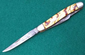 Schrade Walden #896 Open Stock Butter & Molasses Stockman 
