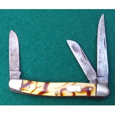 Schrade Walden #896 Open Stock Butter & Molasses Stockman Schrade Walden #896 Open Stock Butter & Molasses Stockman