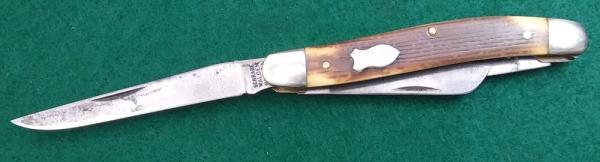 Schrade Walden K-Horn Slim Premium Stock Knife 