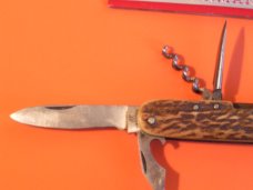 J A Henckels Friodur 5 Blade Folding Camping Pocket Knife w/ Flawless STAG Handles +Long Arm Twinmen J A Henckels Friodur 5 Blade Folding Camping Pocket Knife w/ Flawless STAG Handles +Long Arm Twinmen