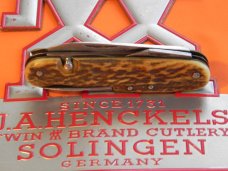 J A Henckels Friodur 5 Blade Folding Camping Pocket Knife w/ Flawless STAG Handles +Long Arm Twinmen J A Henckels Friodur 5 Blade Folding Camping Pocket Knife w/ Flawless STAG Handles +Long Arm Twinmen