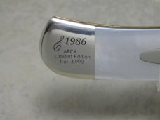 Case Mid Folding Hunter Knife 2003 RARE Paua Abalone Knife Case Mid Folding Hunter Knife 2003 RARE Paua Abalone Knife