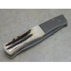 Parker USA Stag Damascus 1989 ABCA Lmtd. Edition One of 2500 Linerlock Knife Parker USA Stag Damascus 1989 ABCA Lmtd. Edition One of 2500 Linerlock Knife